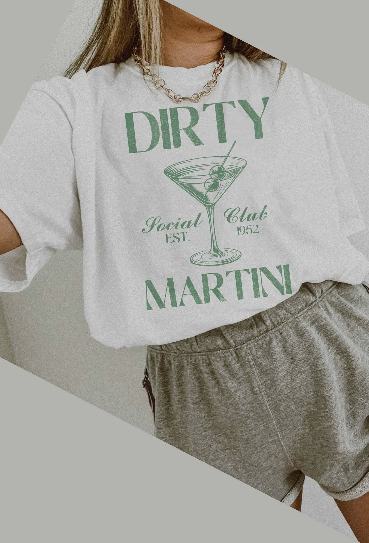 Dirty martini relaxed fit tee