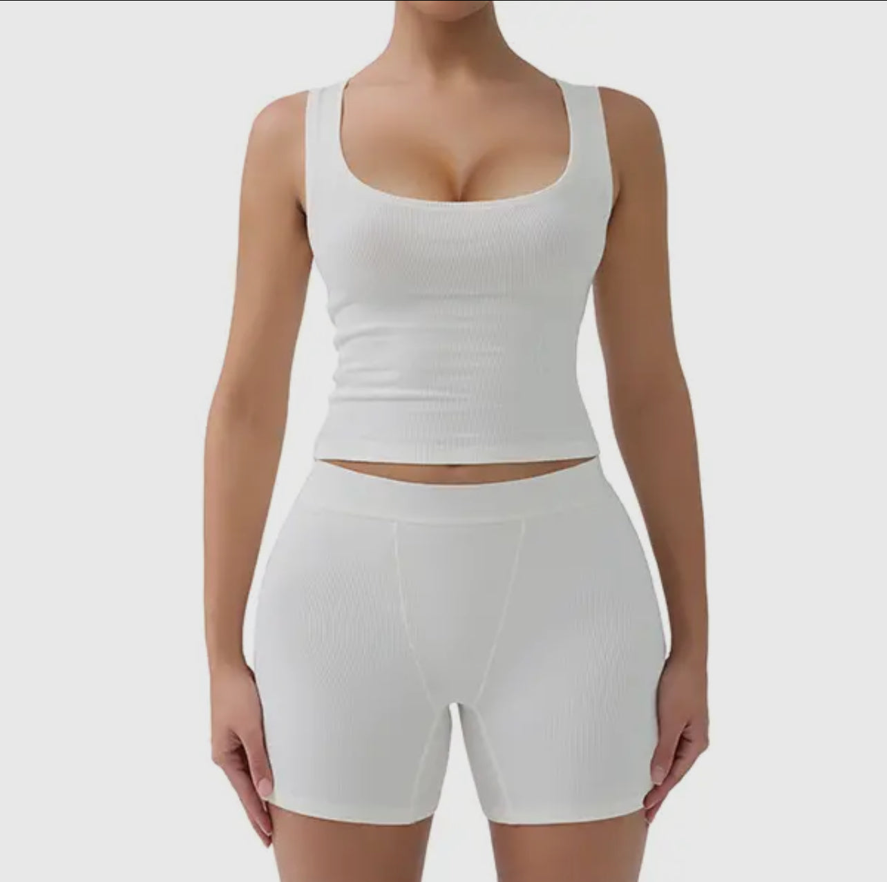 2 piece ribbed set