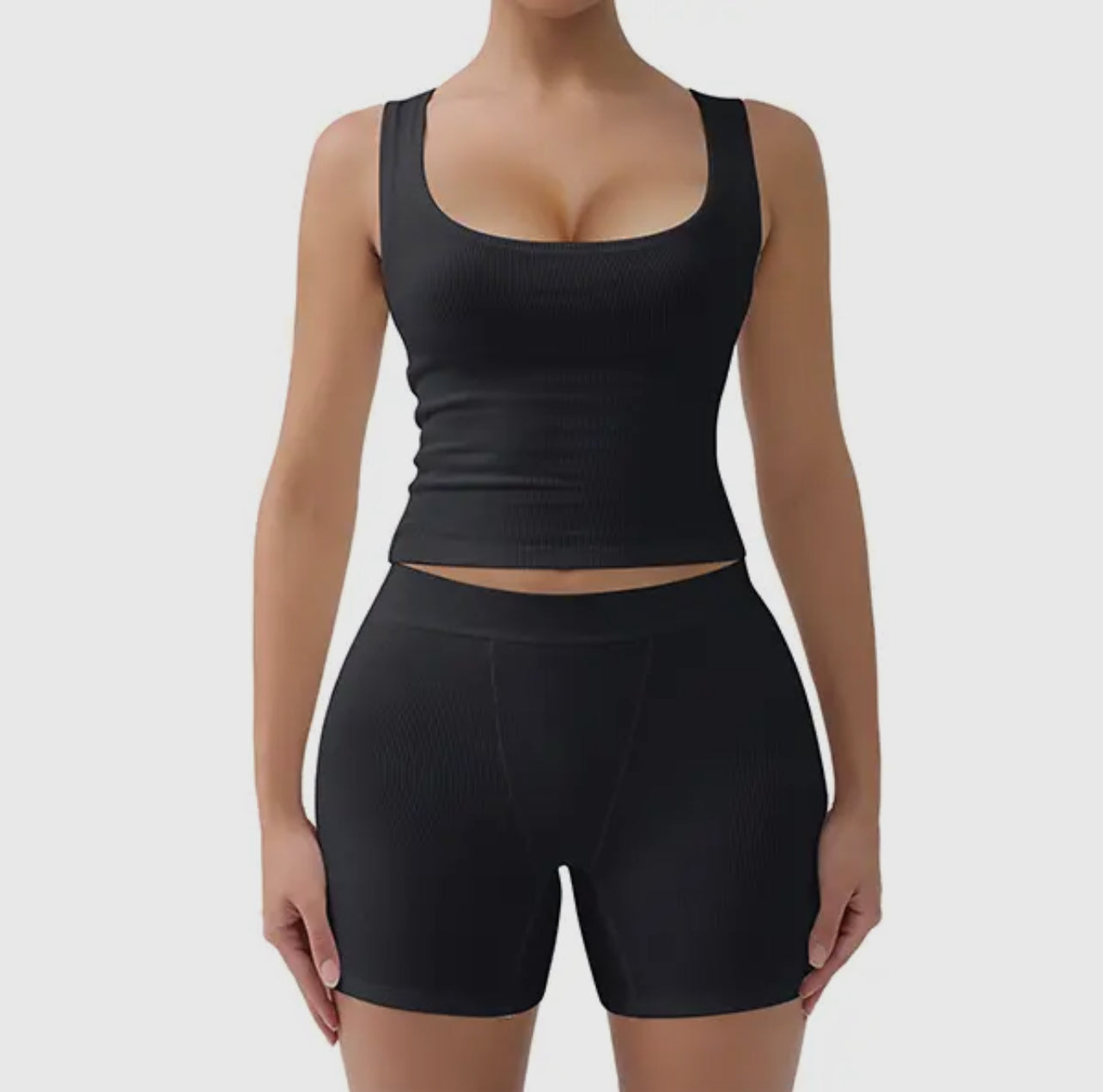 2 piece ribbed set