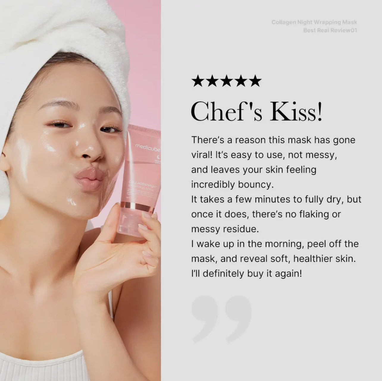 Medicube collagen night wrapping mask