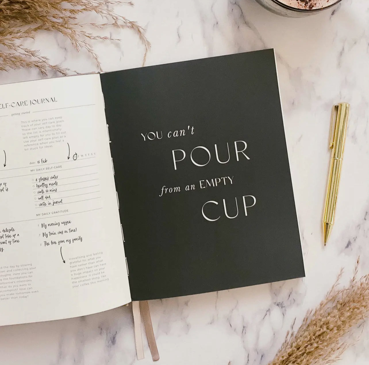 Daily self care journal