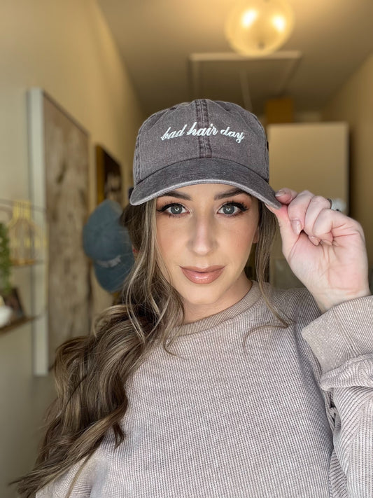 Bad hair day baseball cap