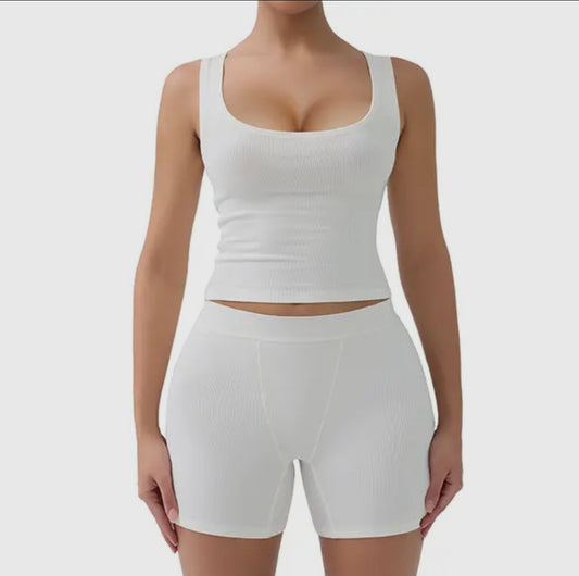 2 piece ribbed set