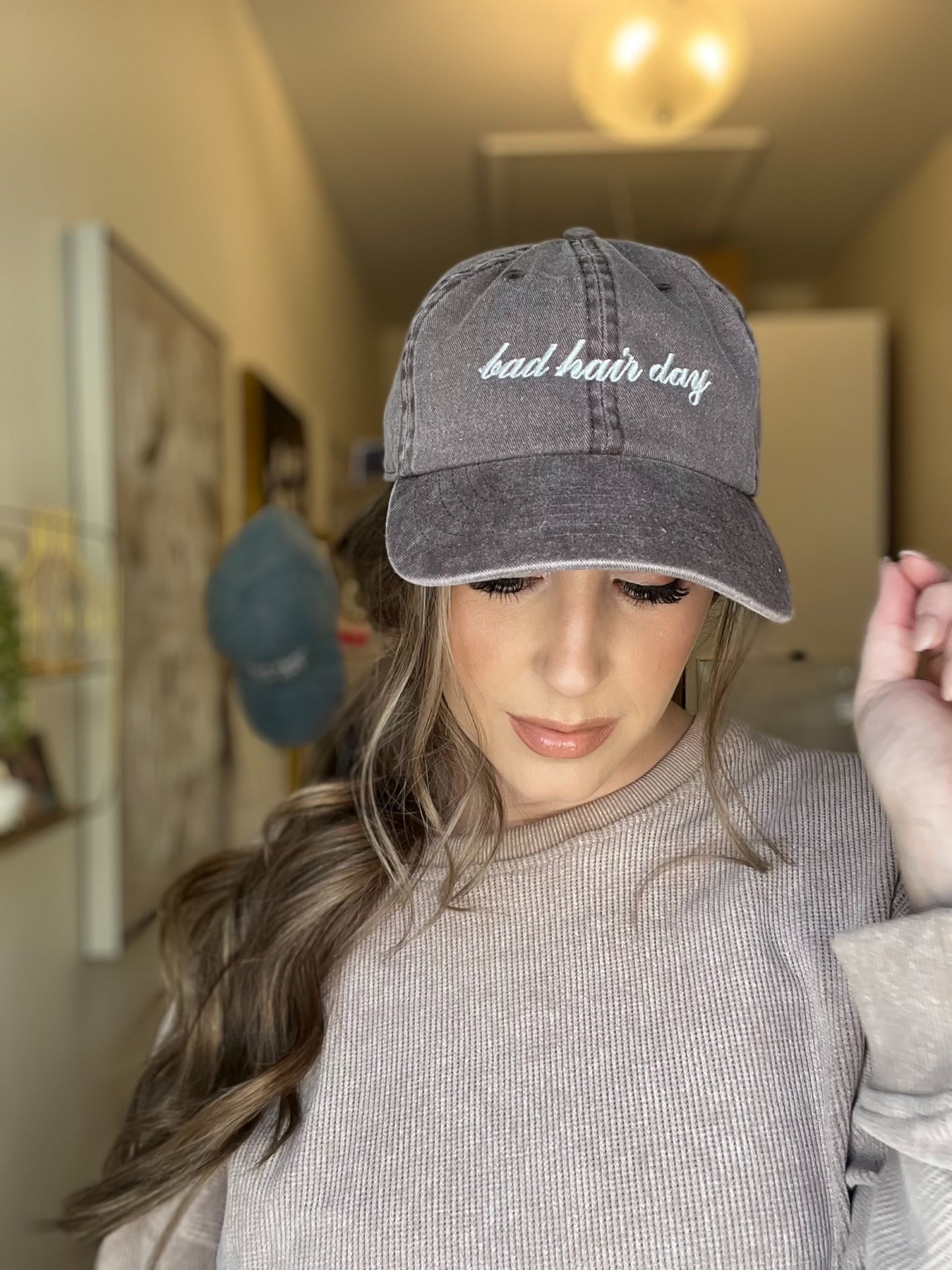 Bad hair day baseball cap