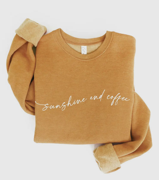 Sunshine and coffee crewneck