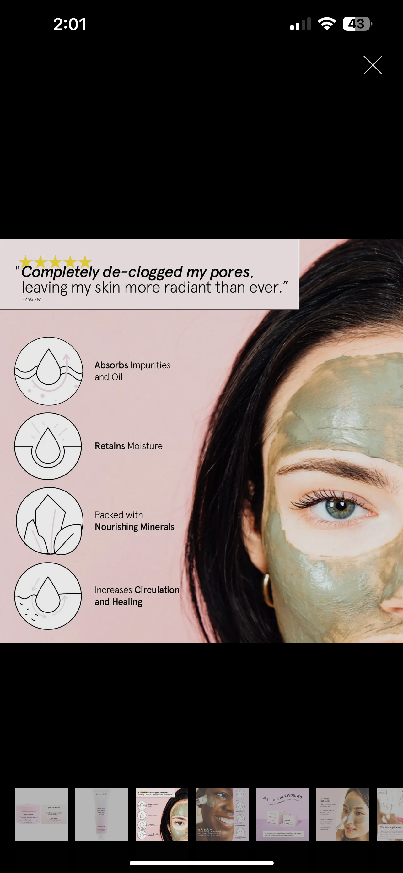 Grace & Stella mud mask